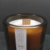WXY Big Amber Scented Candle Jar Bergamot Oil & Bamboo